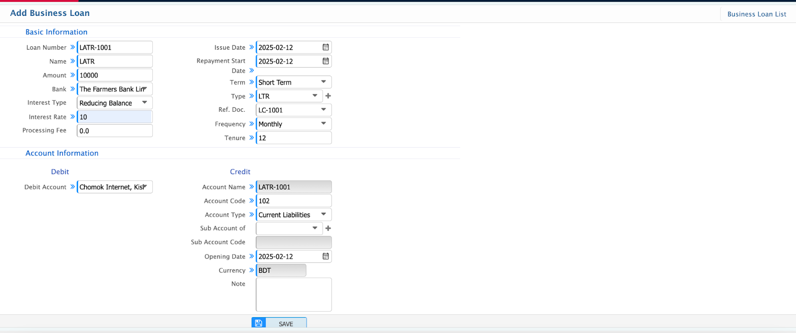 installation and setup of budget module